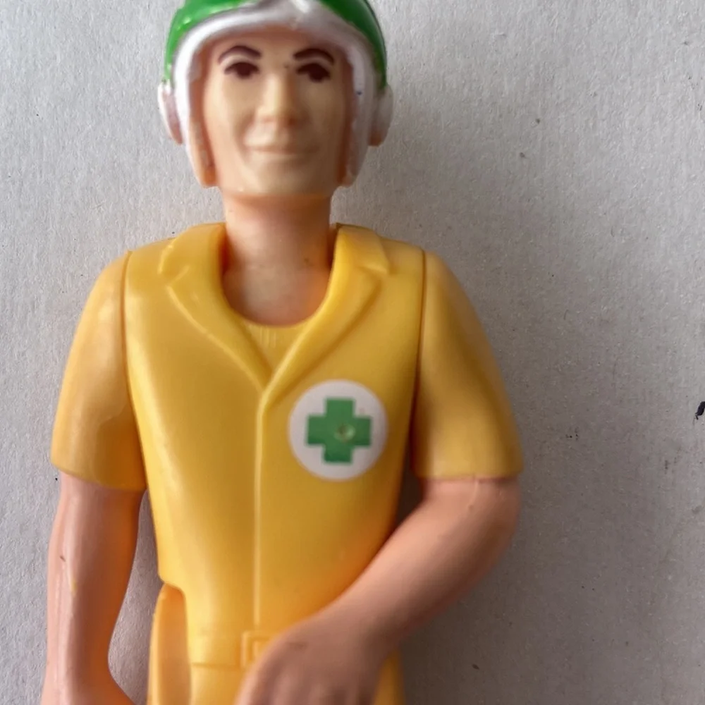 Vintage Adventure People Air and Sea Rescue Raft and Men